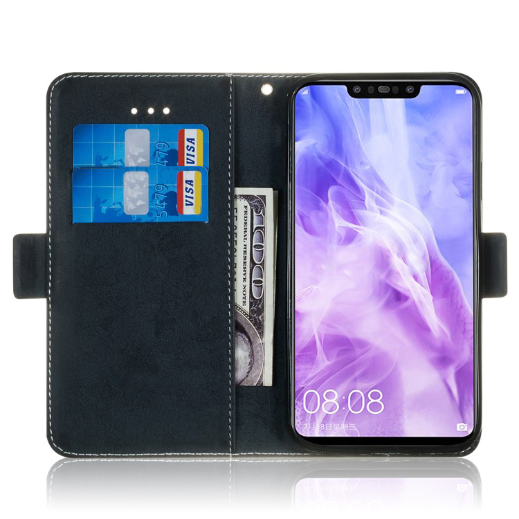 เคส Huawei nova 3 #เคสฝาพับแบบกระเป๋าสตางค์ Retro Style PU Leather Wallet