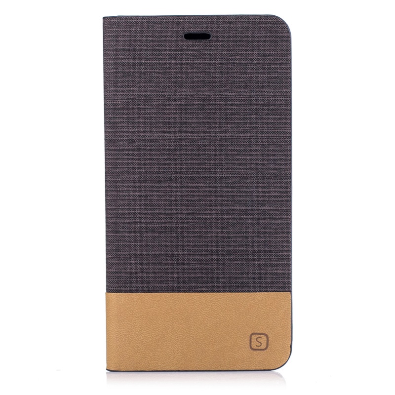 เคส Asus Zenfone 3 Max ZC553KL เคสหนังฝาพับ Bi-color Canvas Flip Leather Card Holder Case
