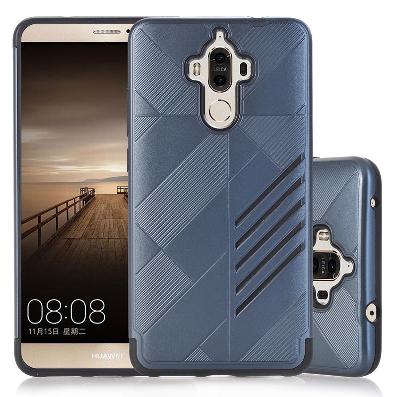 Case Huawei Mate 9 เคสฝาหลังเกราะป้องกัน Armor Drop-resistant PC + TPU Hybrid Back Cover