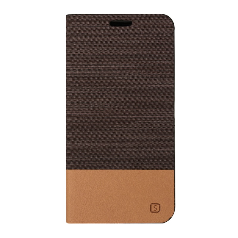 เคส Asus Zenfone 2 Laser ZE500KG ZE500KL #เคสหนังผิวลินินฝาพับ 2 สี สวยงามทันสมัย