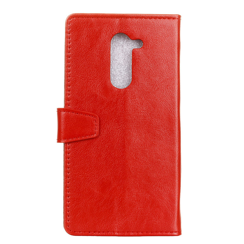 Case Nokia 7 plus #เคสฝาพับหนัง PU ผิวหนังม้า Crazy Horse Grain Leather