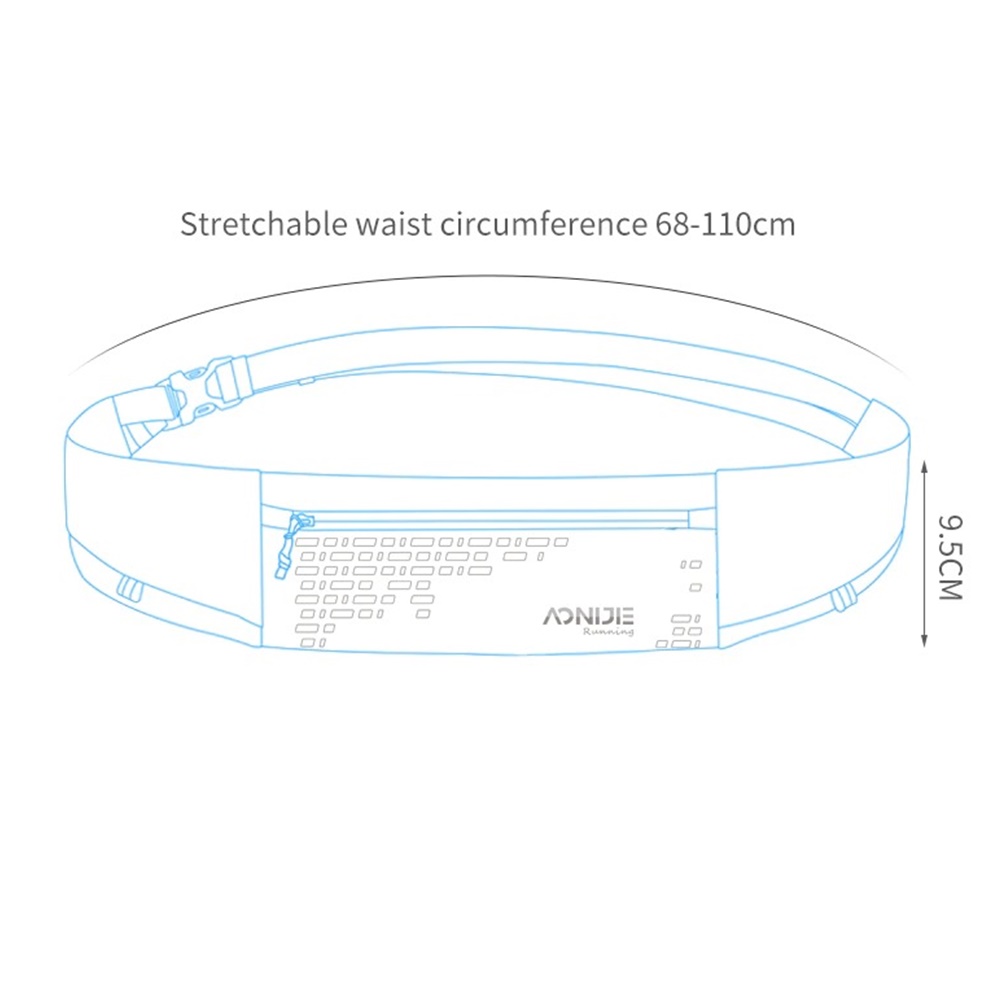 กระเป๋าคาดเอว ขนาดเล็กแบบบาง AONIJIE WAIST BAG SPORT รุ่น W8112 (A26)