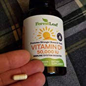 Vitamin D3 ดีสาม 50,000 IU Weekly Supplement 120 Vegetable Capsules (ForestLeaf®) ช่วยเสริมสร้างกระดูก ฟัน และการทำงานของกล้ามเนื้อ