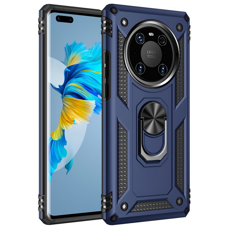 Case Huawei Mate 40 Pro #เคสฝาหลัง Hybrid TPU+PC มีแหวนสวมนิ้ว