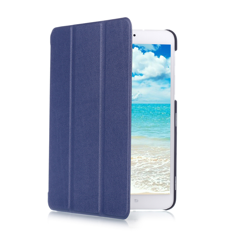 เคส Samsung Tab S2 8.0นิ้ว T715 T710 #เคสแท็บเล็ตแบบ 3 พับ Tri-fold ผิวลิ้นจี่ สวยงามทันสมัย