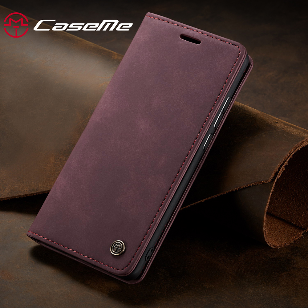 Case Huawei P30 Lite #เคสฝาพับหนังกระเป๋าสตางค์ CASEME Auto-absorbed Leather Wallet