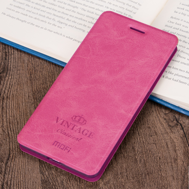 Case Xiaomi Redmi S2 #เคสฝาพับหนัง PU Vintage MOFI Flip Stand case
