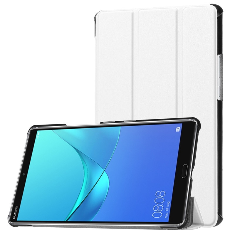 เคส Huawei MediaPad M5 8.4 นิ้ว หนัง PU #เคสฝาพับแบบ 3 พับ Tri-fold Stand Smart Leather (สินค้าพร้อมส่ง)