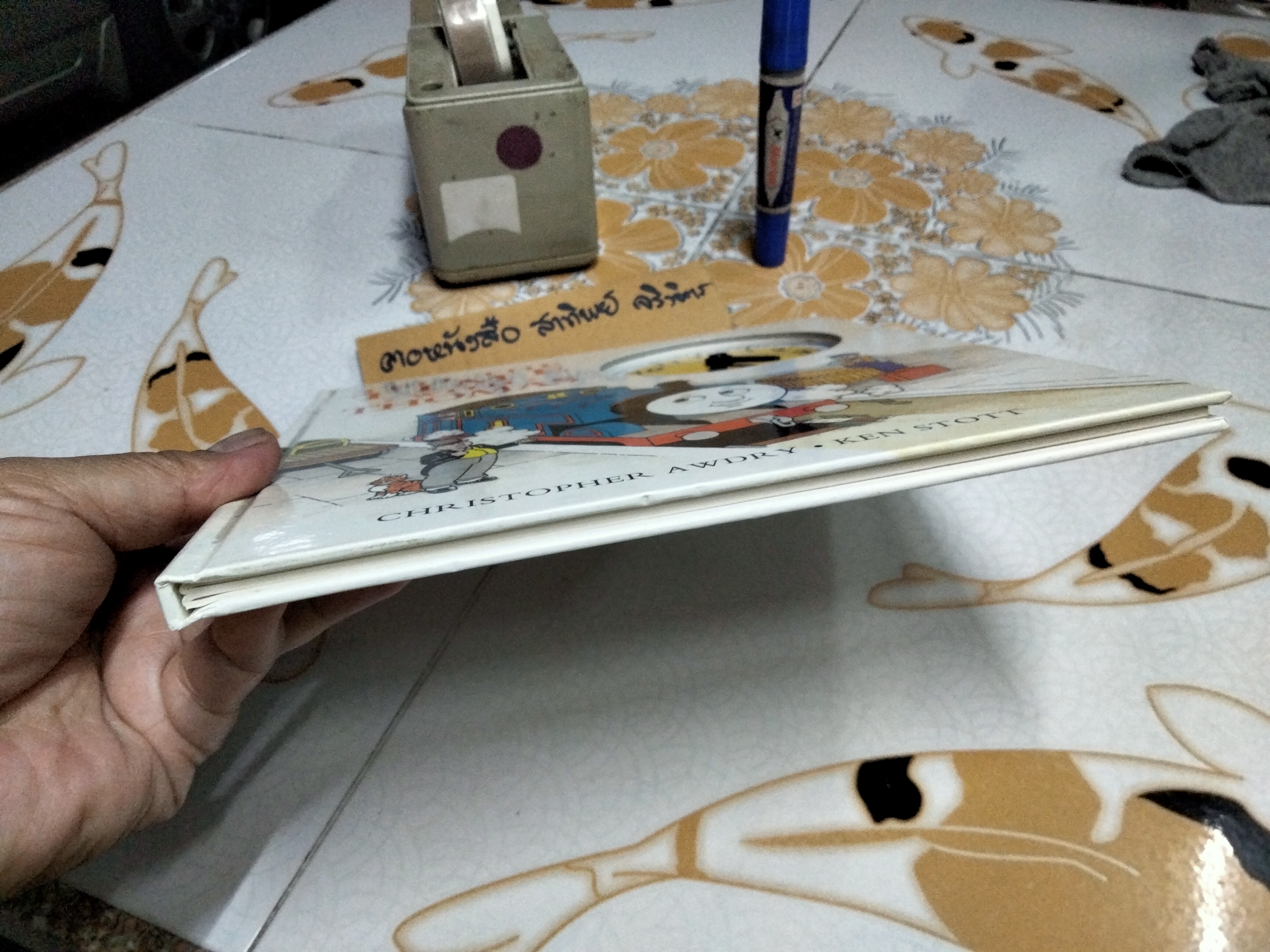 TELL THE TIME WITH THOMAS CLOCK BOOK Christopher Awdry, Ken Stott, RANDOM HOUSE / BOARD BOOK