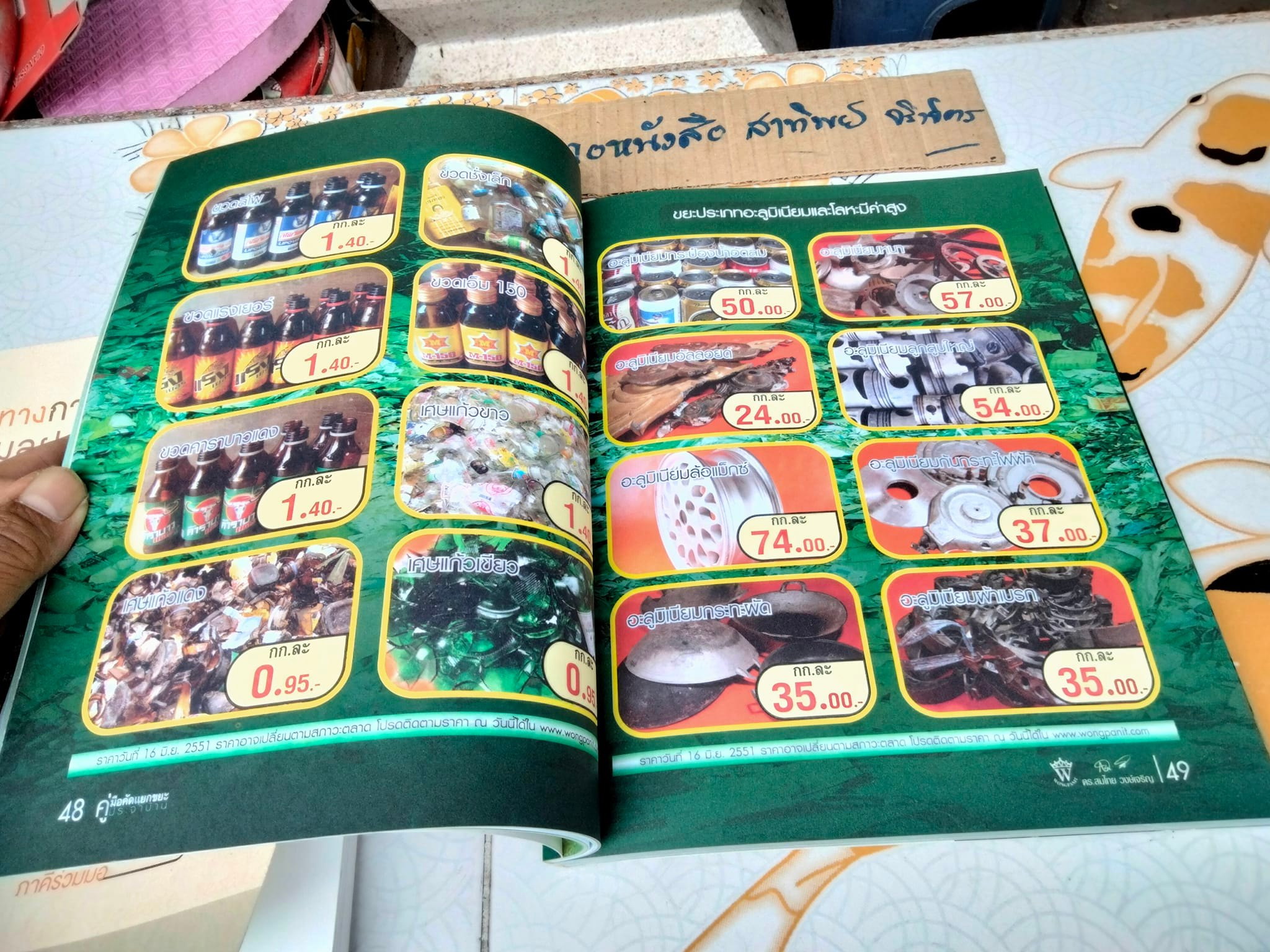 คู่มือแนวทางการจัดการขยะมูลฝอยและสิ่งแวดล้อมโดยชุมชน และ คู่มือคัดแยกขยะประจำบ้าน โดย ดร.สมไทย วงษ์เจริญ (Wongpanit Group) - ขายรวม 2 เล่ม **สินค้าหมด**