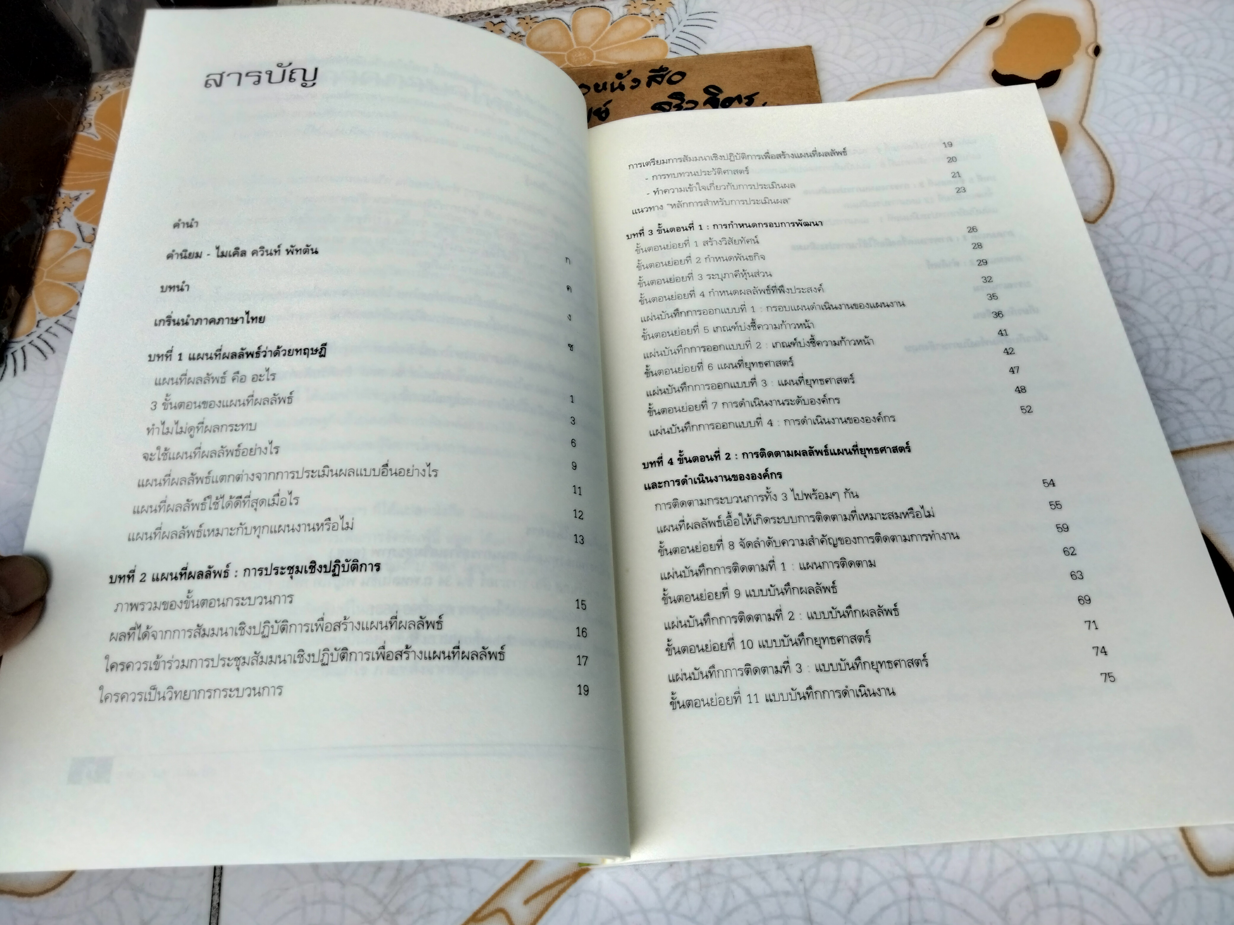 แผนที่ผลลัพธ์ Outcome Mapping การสร้างการเรียนรู้และการสะท้อนกลับในแผนงานพัฒนา **สินค้าหมด **