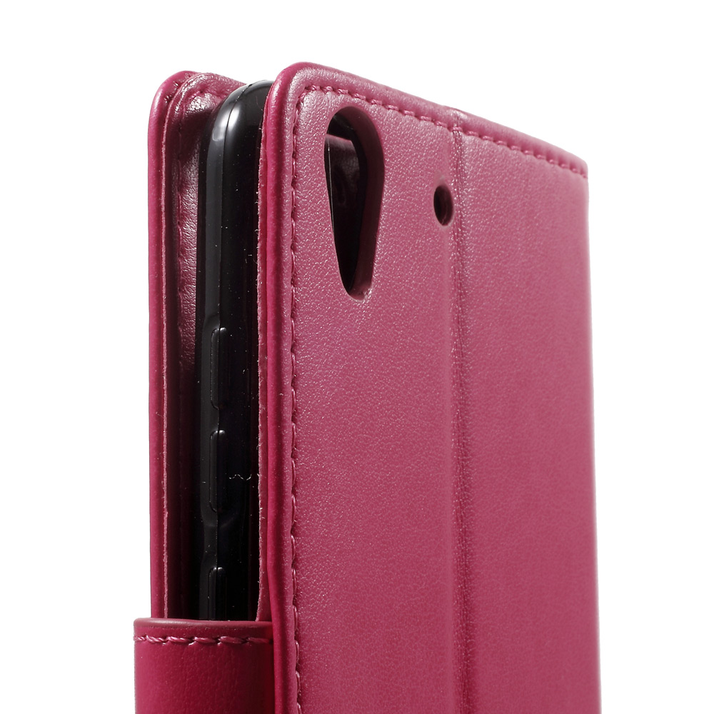 เคส Huawei Y6 II/Y6II #เคสฝาพับกระเป๋าสตางค์หนัง PU พิมพ์ลายผีเสื้อและดอกไม้สีสันสวยงาม