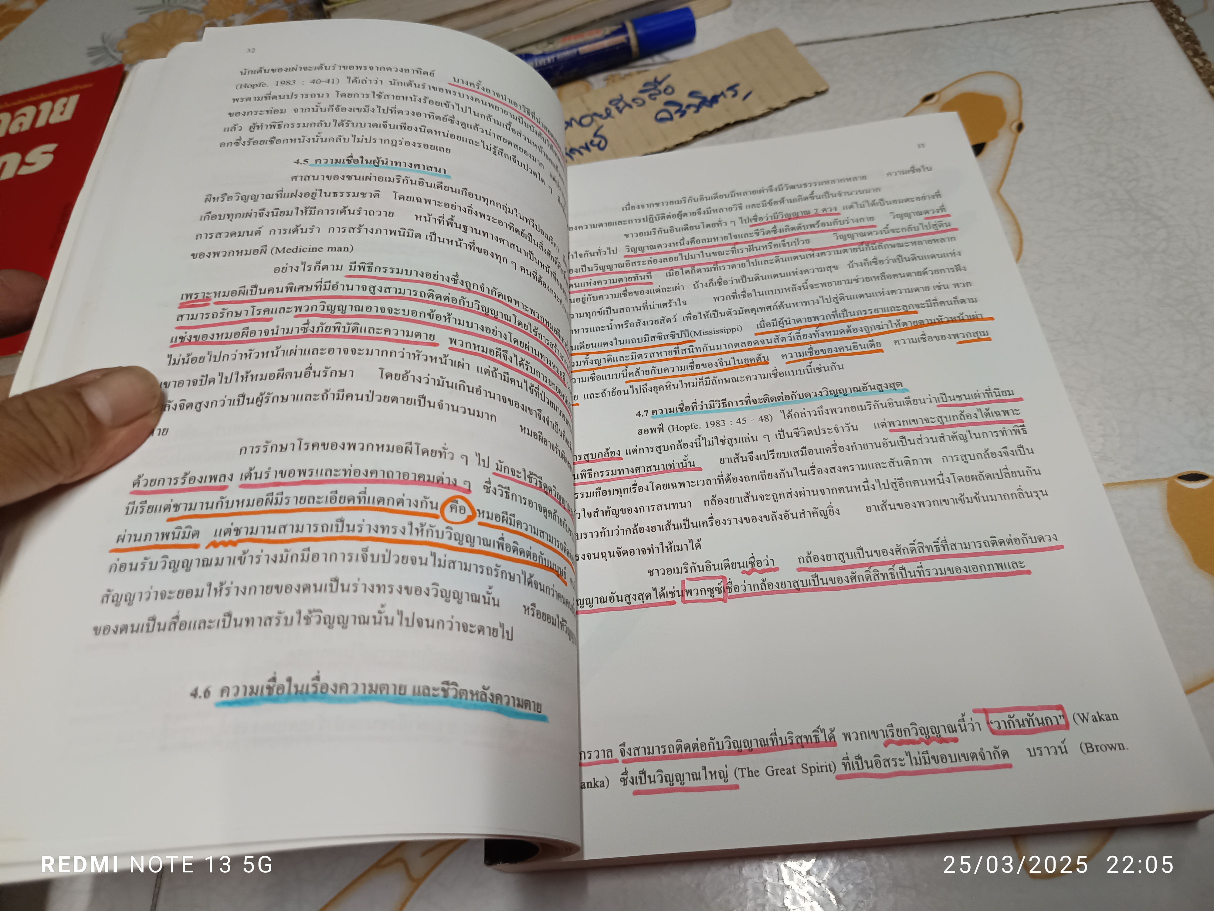 ศาสนาเปรียบเทียบ - ผศ.วนิดา ขำเขียว ภาควิชาปรัชญาและศาสนา มศว.ประสานมิตร (มีรอยปากกาเน้นข้อความหลายหน้า)