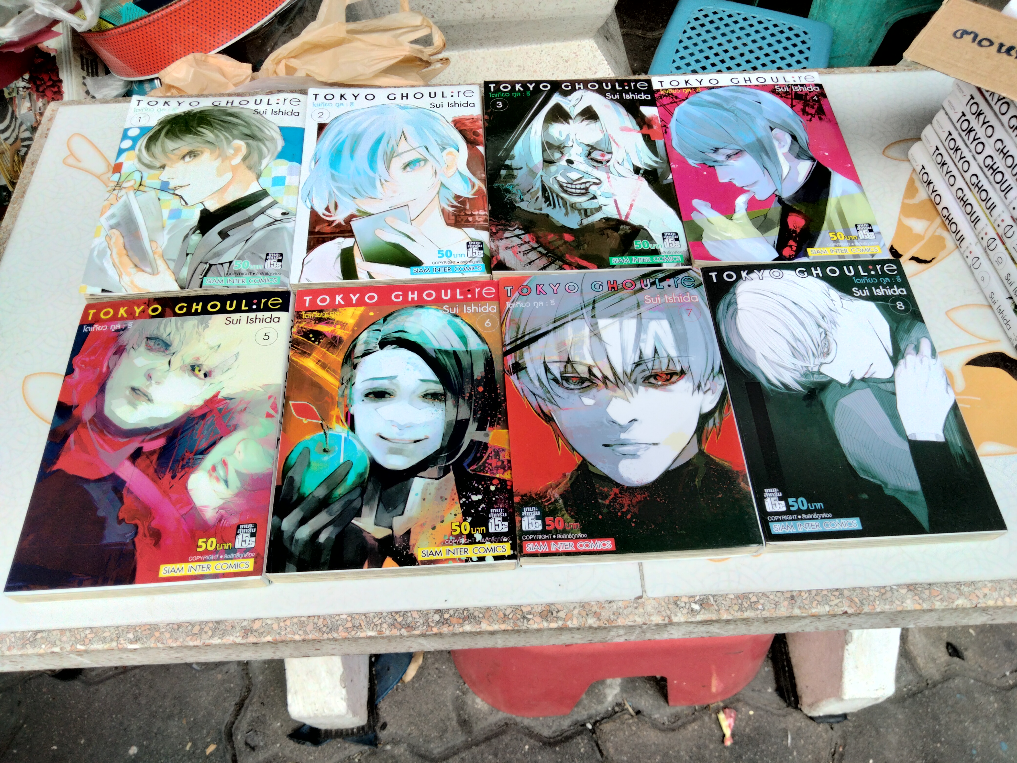 TOKYO GHOUL : re ครบชุด 16 เล่มจบ **สินค้าหมด**