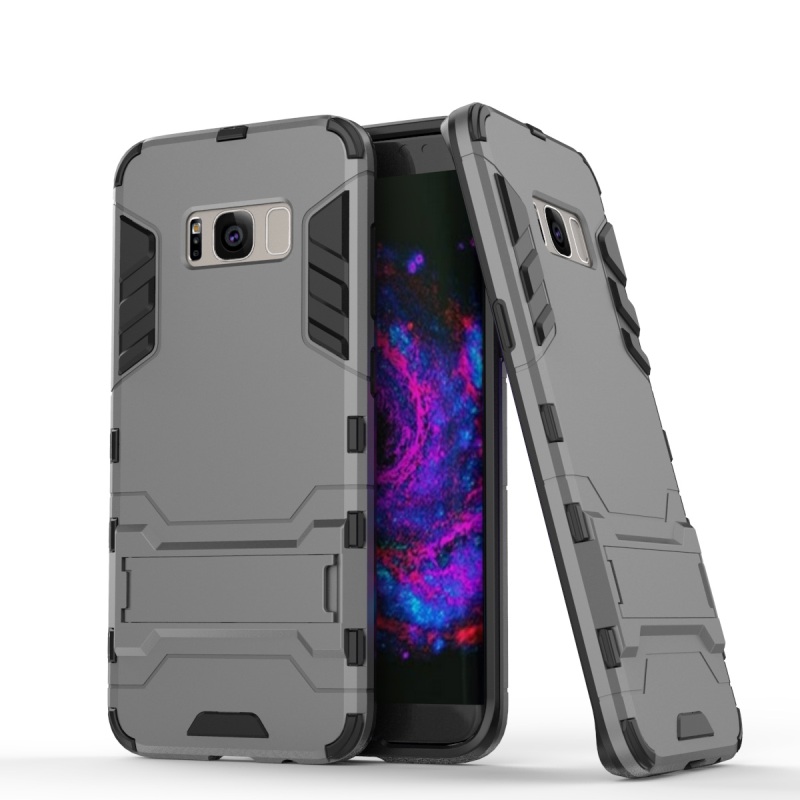 เคส Samsung Galaxy S8 Plus #เคสฝาหลัง PC + TPU Hybrid Back Case มีขาตั้ง