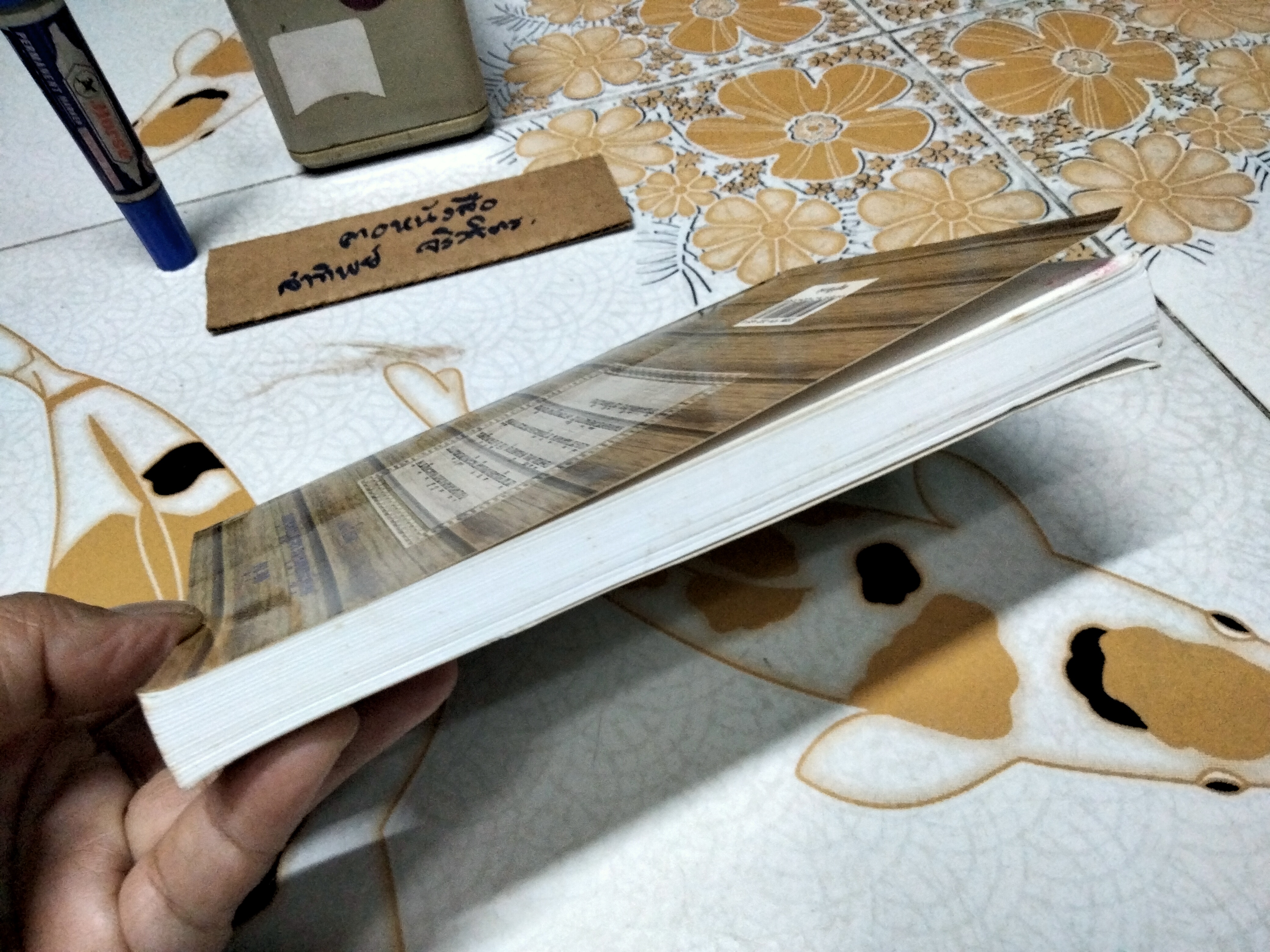 อยู่กับก๋ง - หยก บูรพา ฉบับพิมพ์ 2552 (ปกหน้า-หลังมีรอยพับ)