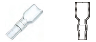 ปลอกหุ้มหางปลาใส,PVC wire harness connector and terminal