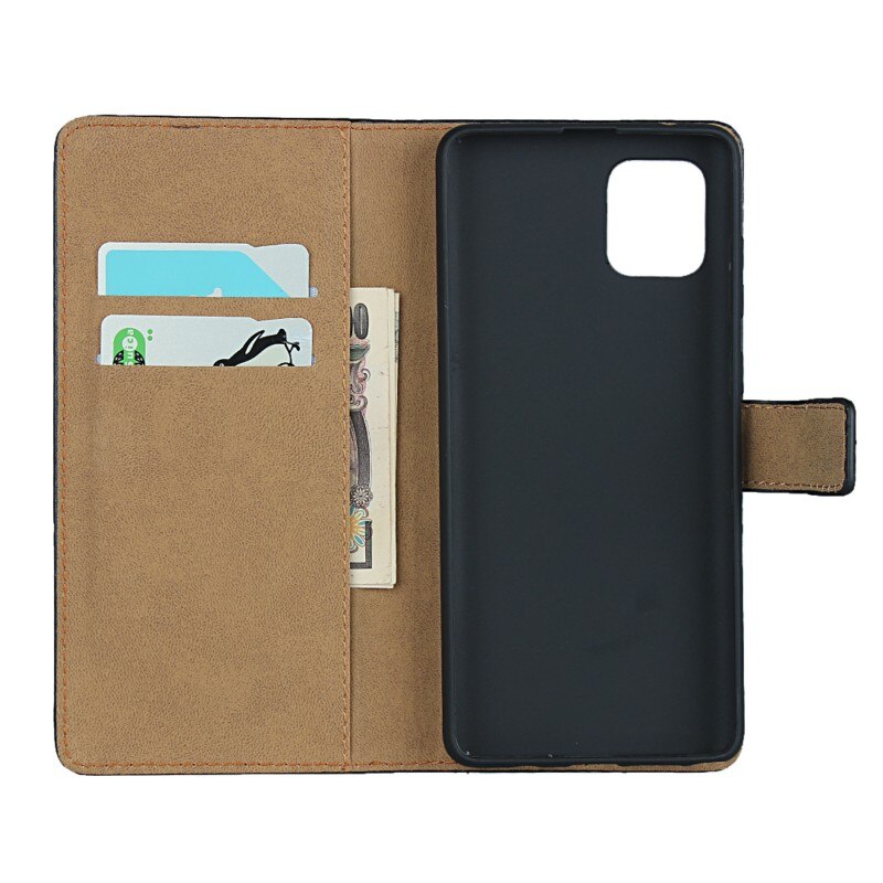 เคส Samsung Galaxy Note 10 Lite #เคสฝาพับหนังแยกแบบกระเป๋าสตางค์แถบปิดแม่เหล็ก