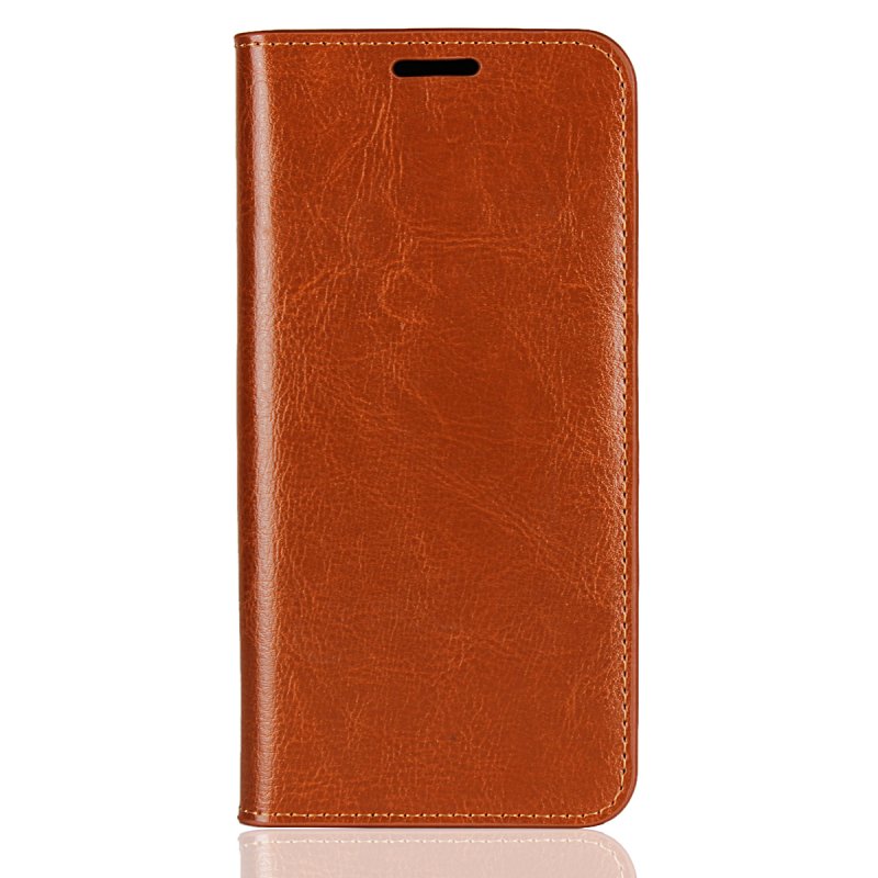 เคส Huawei Y9 (2018) #เคสฝาพับสไตล์กระเป๋าสตางค์หนังแท้คุณภาพดี