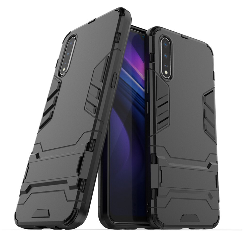 Case Vivo S1 #เคสฝาหลังพลาสติก ไฮบริด TPU + Kickstand