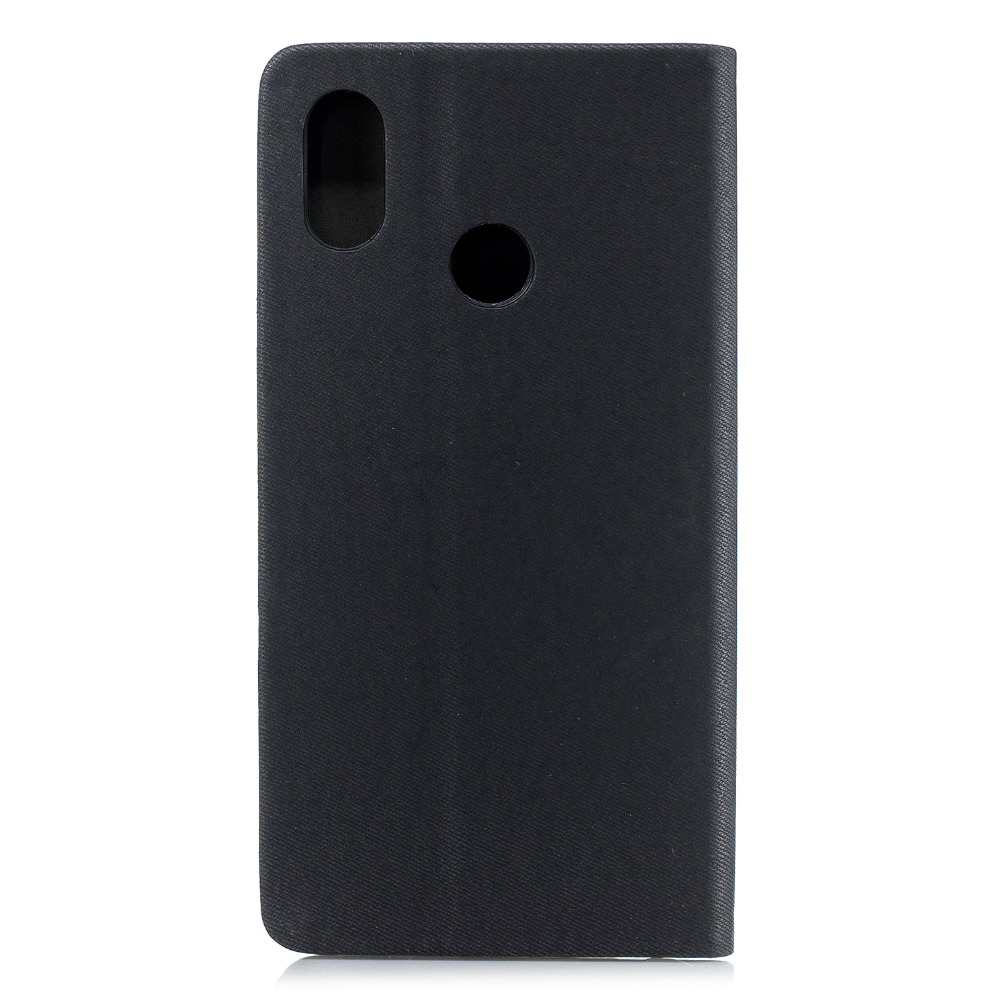 Case Xiaomi Mi Max 3 #เคสฝาพับมีแถบสีด้านข้างพับตั้งได้ Bi-color Leather