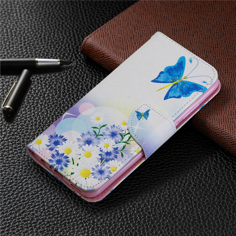 เคส Huawei Y9 Prime 2019 #เคสฝาพับกระเป๋าสตางค์หนัง PU พิมพ์ลายสวยๆ Pattern Printing Leather Wallet