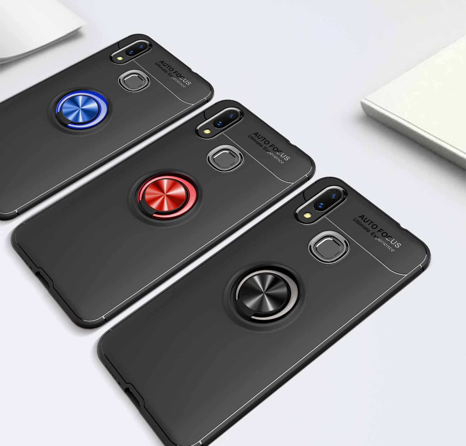 เคส Huawei nova 3i TPU #เคสฝาหลังมีแหวนสวมนิ้ว Finger Ring Kickstand (Built-in แผ่นโลหะแม่เหล็ก)