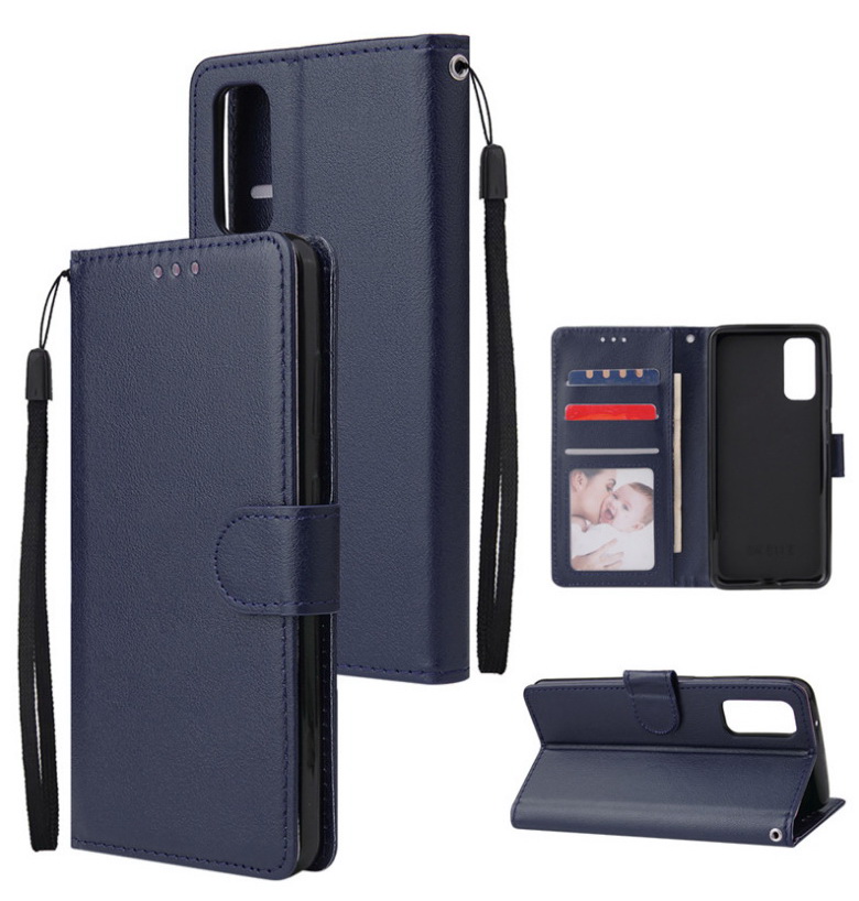 เคส Samsung Galaxy S20 FE / S20 FE 5G #เคสฝาพับหนัง PU แบบกระเป๋าสตางค์ Classic Wallet Leather Stand Phone Cover