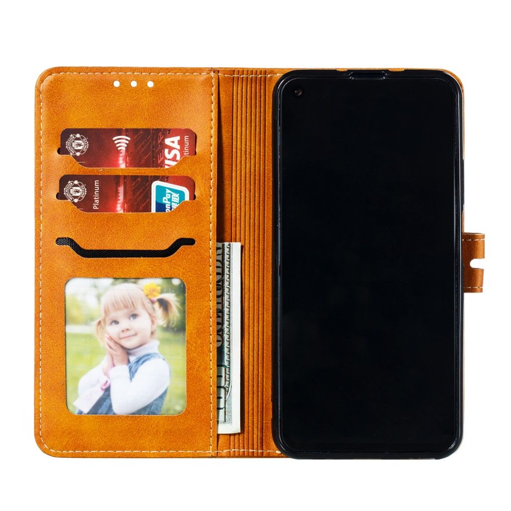 เคส Samsung Galaxy Note 20 / Note 20 5G #เคสฝาพับหนัง PU ลายแมว Imprinted Cat Pattern Leather Wallet