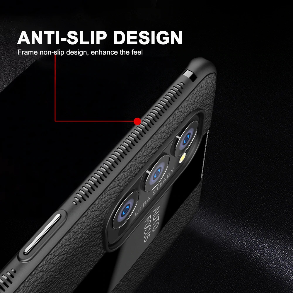 เคส OPPO Reno 4 Pro 5G #เคสฝาหลัง TPU ลายหนัง PU ผิวลิ้นจี่ Luxury Litchi Veins Silicone Ultra-thin Painting TPU Cover