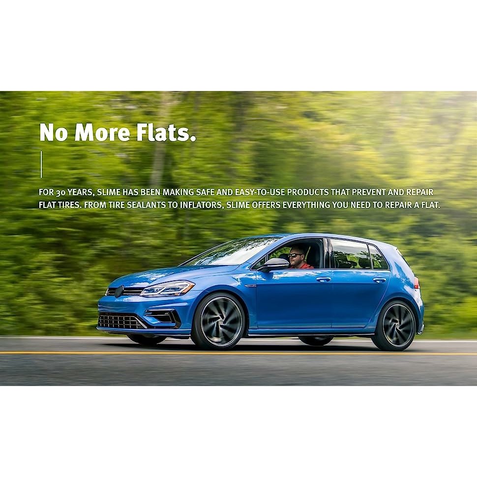 Slime® Deluxe Tire Repair Plug Kit, Tools and Glue 11 Pieces ชุดอุปกรณ์ปลั๊กซ่อมยาง
