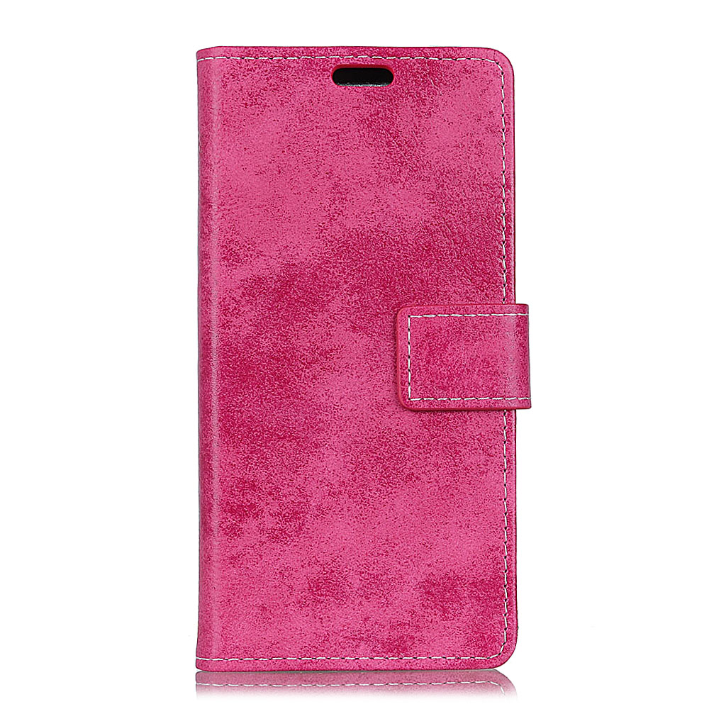 Case Huawei Y9 (2018) #เคสฝาพับหนัง PU สไตล์ Vintage คุณภาพดี
