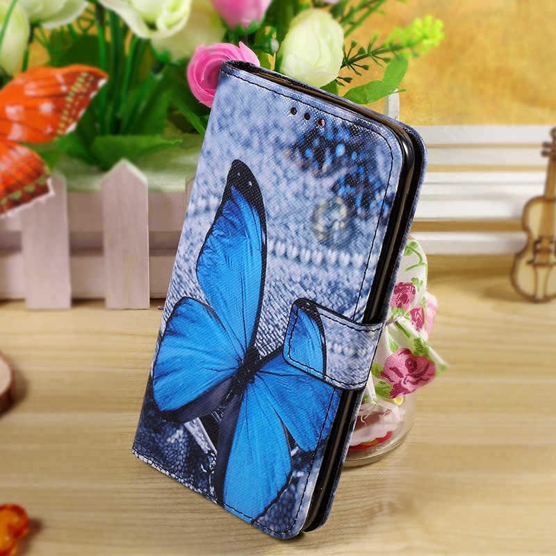 เคส Asus Zenfone 2 Laser ZE500KG ZE500KL 5.0-inch เคสฝาพับวางตั้งได้พิมพ์ลาย