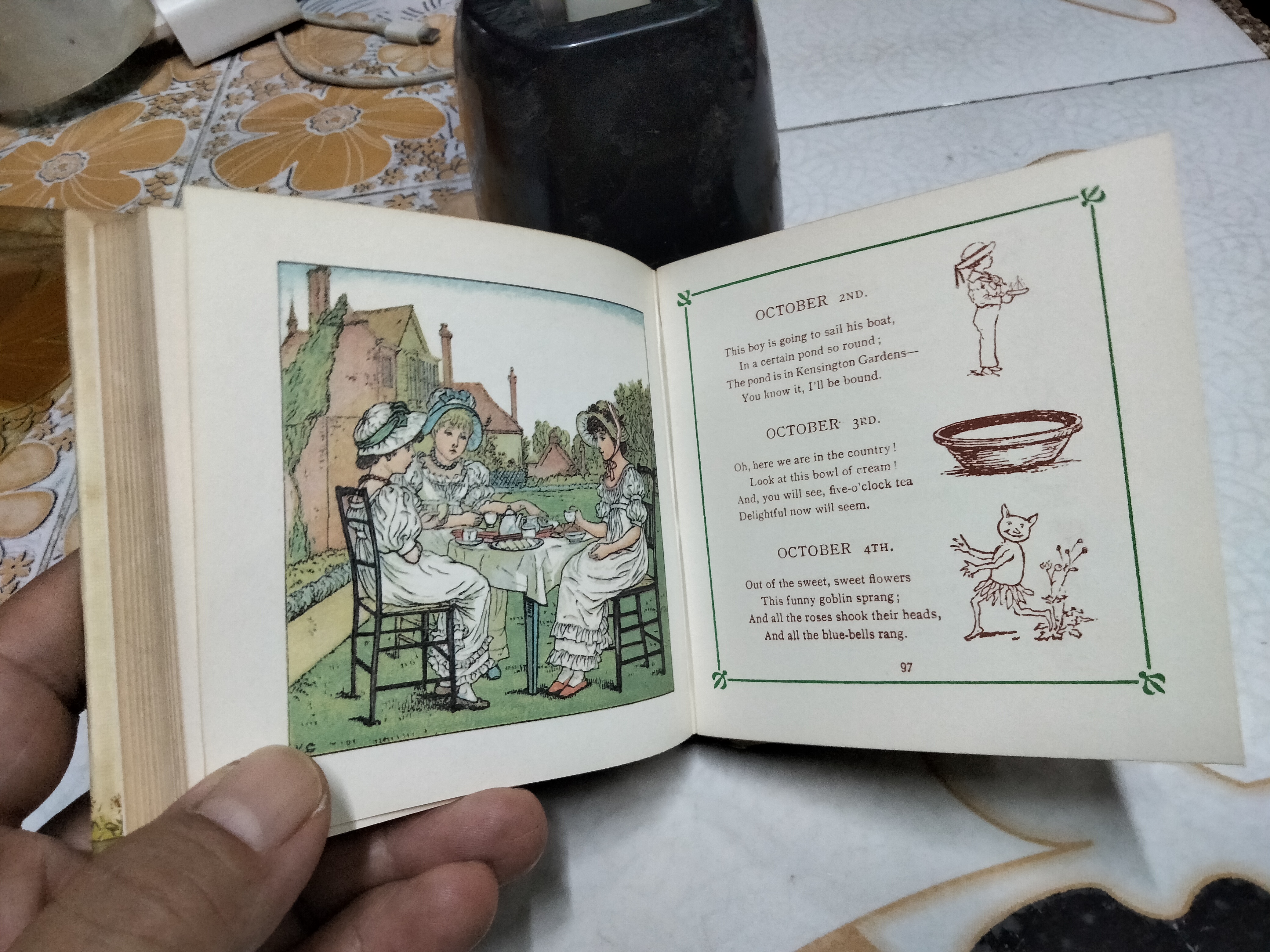 Kate Greenaway 's birthday book สมุดบันทึกวันเกิด **สินค้าหมด**