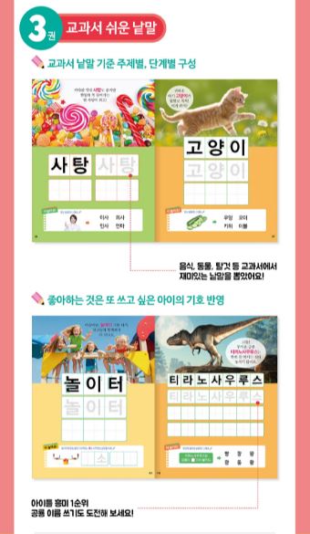 สมุดแบบฝึกเขียนอักษรเกาหลี Fun and Fast Hangul Writing Set (4เล่ม/ชุด) 재미있고 빠른 한글 쓰기 세트 Fun and Fast Hangul Writing Set (4Vols./Set)