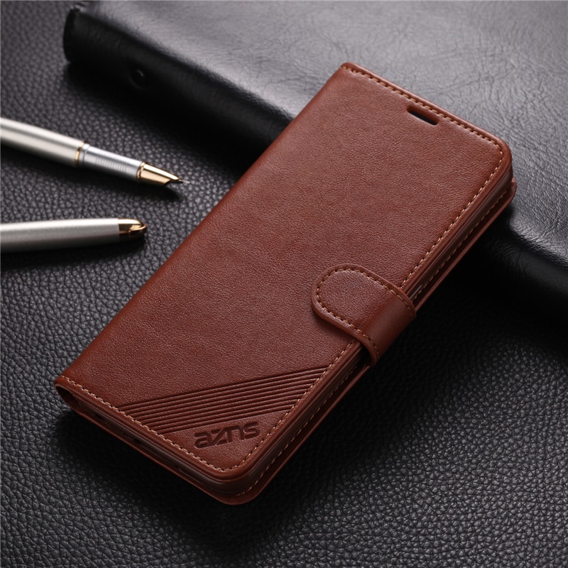 Case OPPO Reno 2 #เคสฝาพับหนัง PU มีช่องใส่บัตร AZNS Wallet Leather Stand Phone Cover