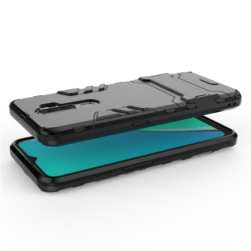 Case OPPO A9 (2020) / A5 (2020) #เคสฝาหลังพลาสติก ไฮบริด TPU + Kickstand