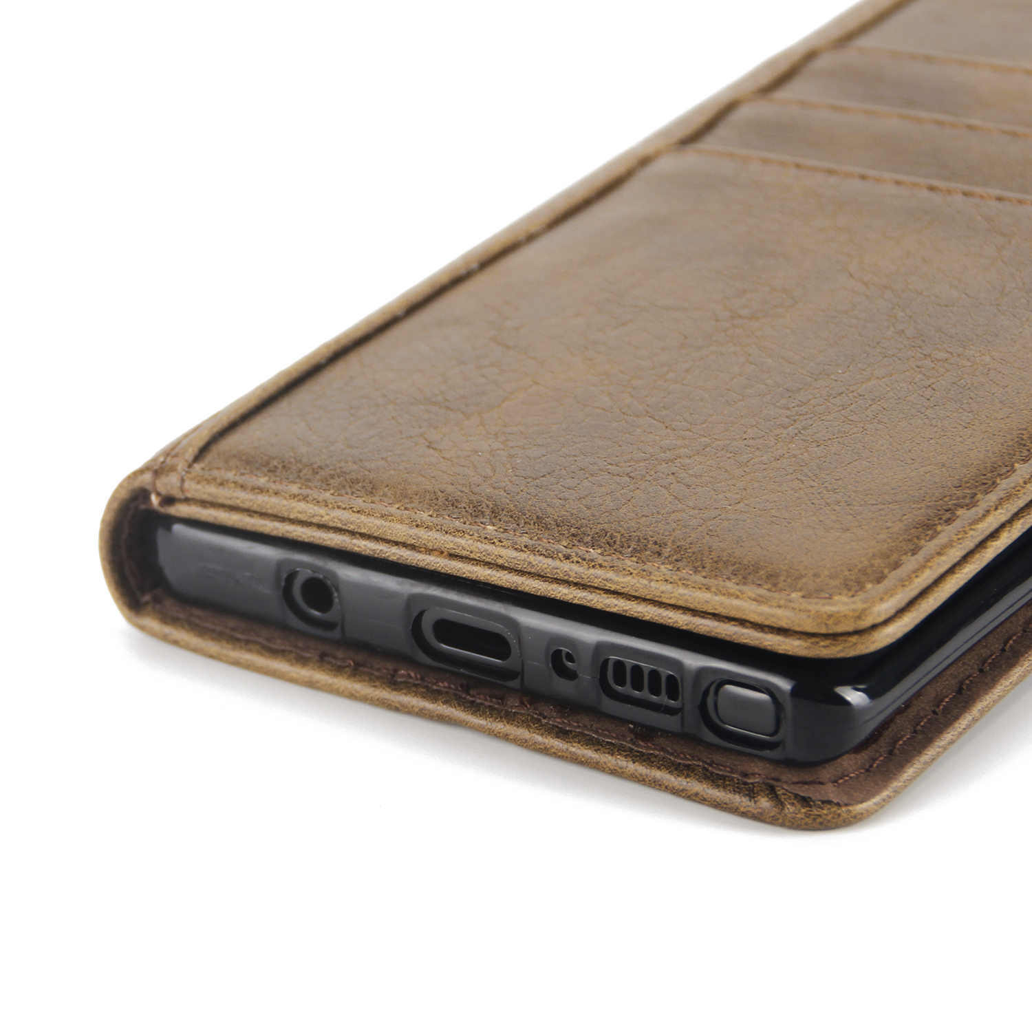 Case Samsung Galaxy Note 9 SM-N960 #เคสฝาพับสไตล์กระเป๋าสตางค์ Genuine Leather Wallet