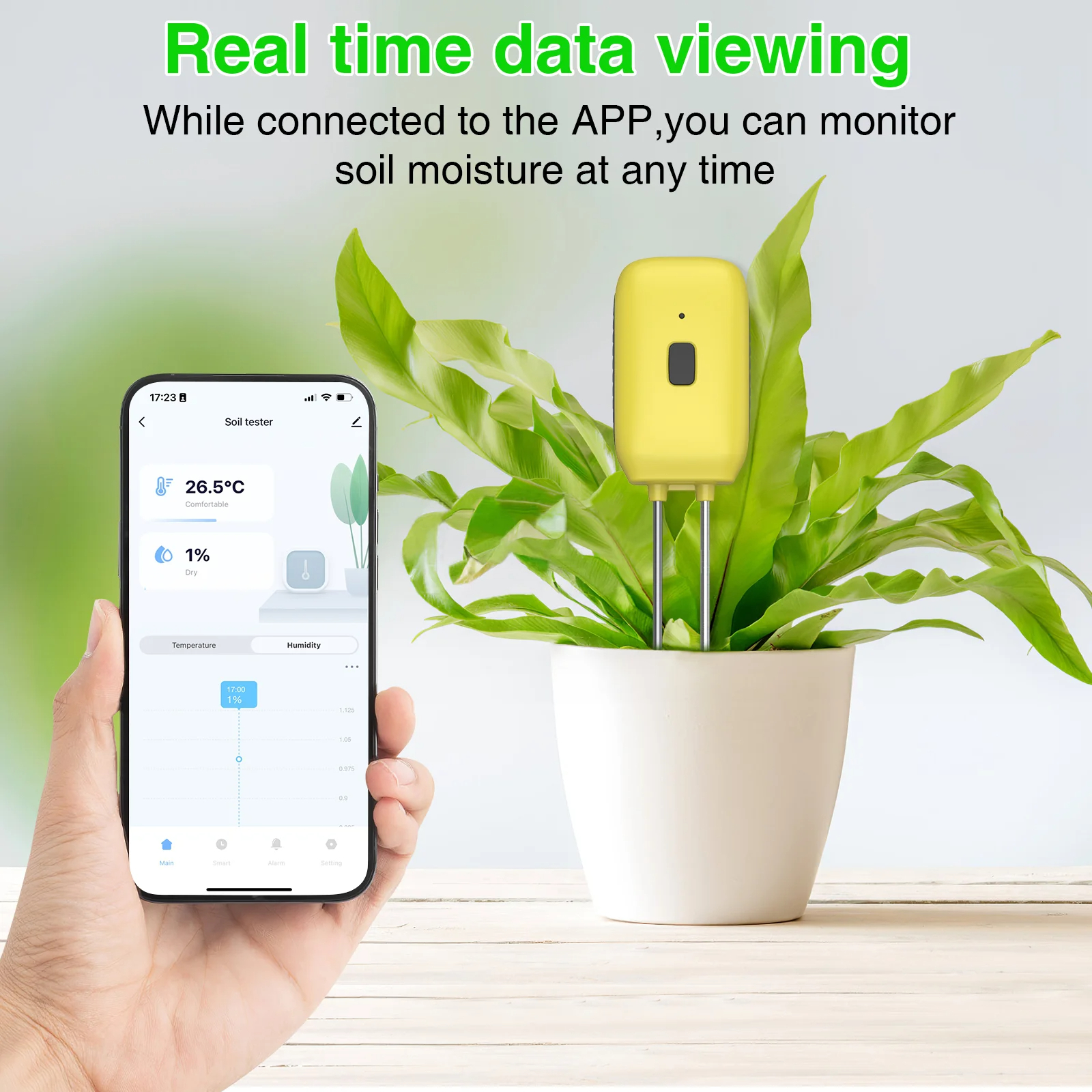 Waterproof Bluetooth Soil Moisture Meter
