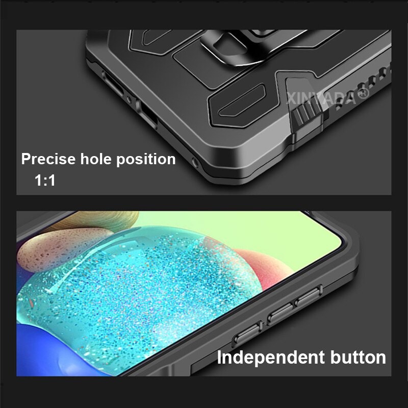 เคส Vivo Y31 (2021) #เคสฝาหลังกันกระแทกมีคลิบหนีบ ไฮบริด พลาสติก+TPU Heavy Duty Rugged Hybrid