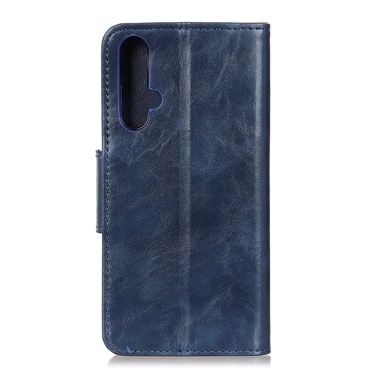 เคส Huawei Nova 5T #เคสฝาพับหนังแยกคุณภาพดี Crazy Horse Split Leather Wallet