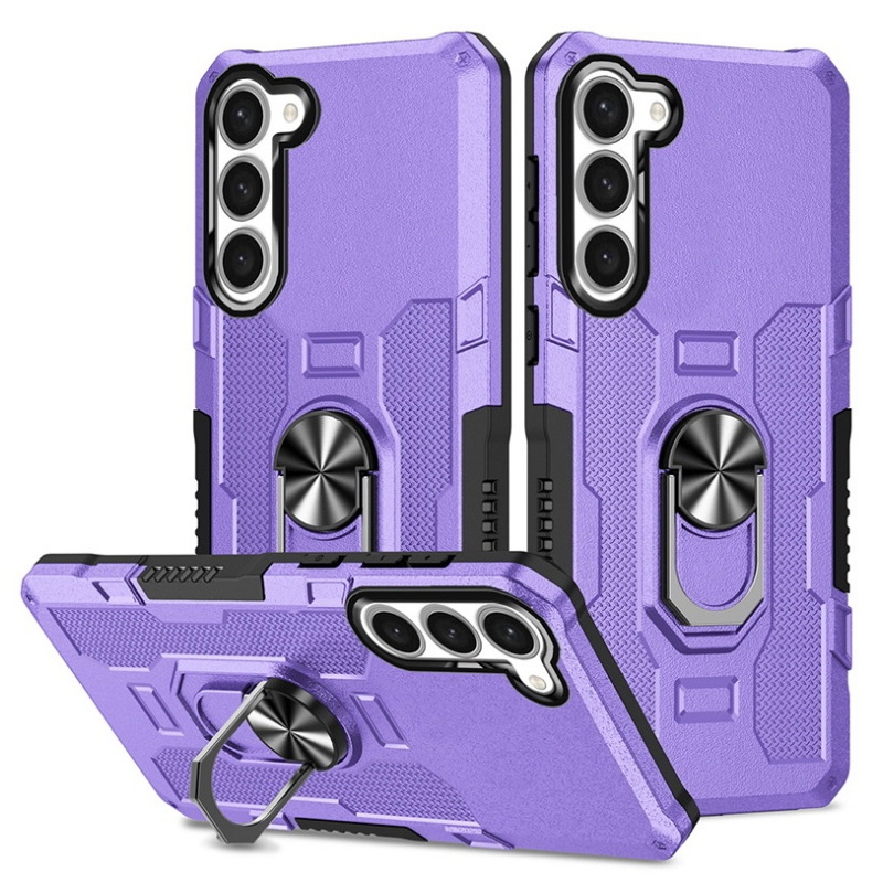 เคส Samsung Galaxy S23+ 5G#เคสฝาหลัง Hybrid TPU+PC มีแหวนสวมนิ้ว