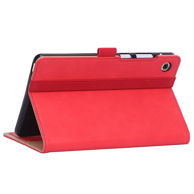 เคส Huawei MatePad T8 8 นิ้ว #เคสฝาพับหนัง PU มีที่สวมนิ้ว Card Holder Stand PU Leather Smart Case