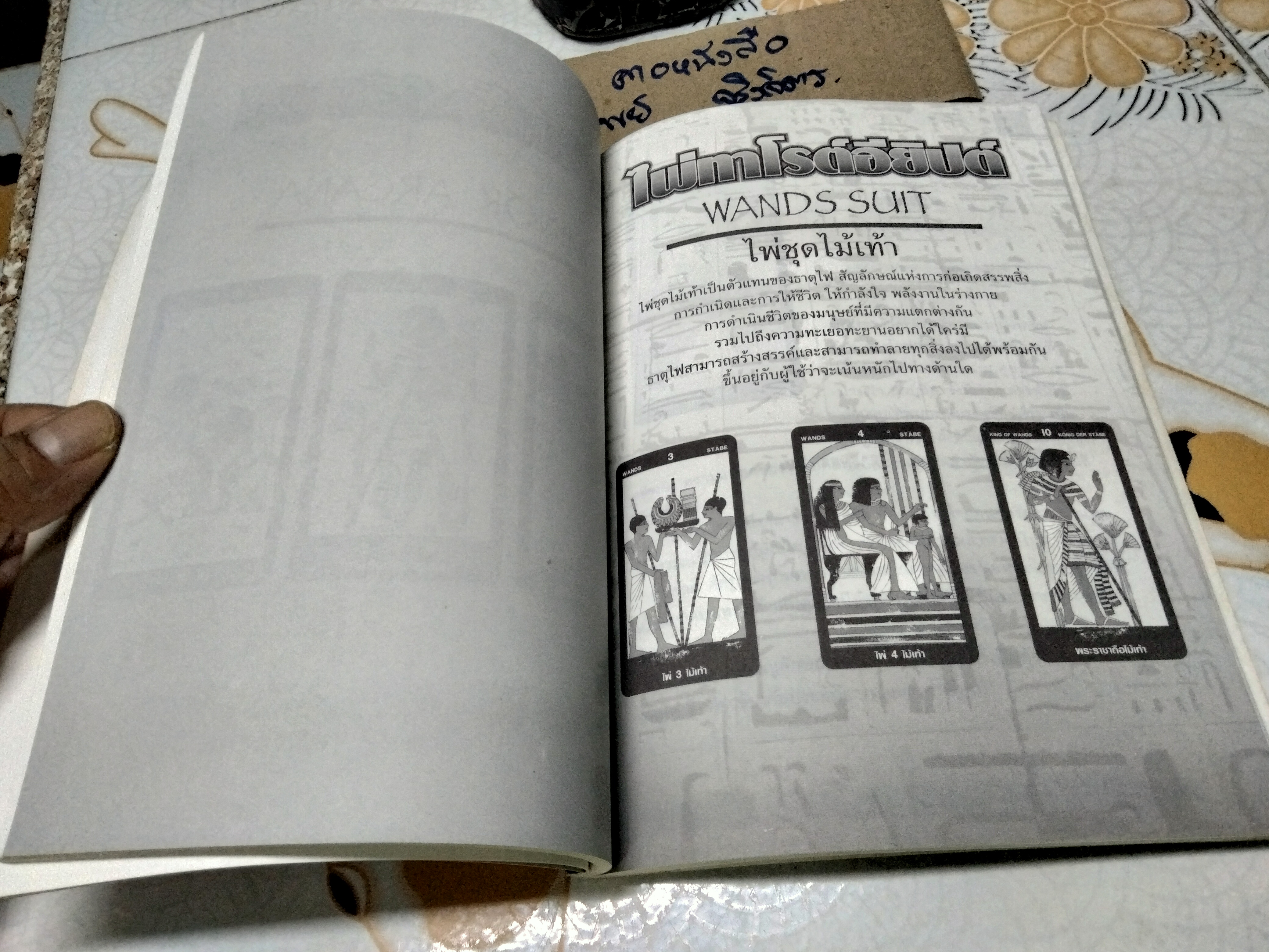 ไพ่ทาร์โร่อียิปต์ (มีเฉพาะหนังสือ) โดย อ.ธีรภาพ ธีระศรีศุภร พิมพ์ปี พ.ศ.2550 **สินค้าหมด**