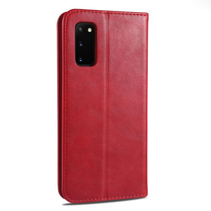 เคส Samsung Galaxy S20+ #เคสฝาพับ AZNS สไตล์ Retro หนัง PU มีช่องเสียบการ์ด