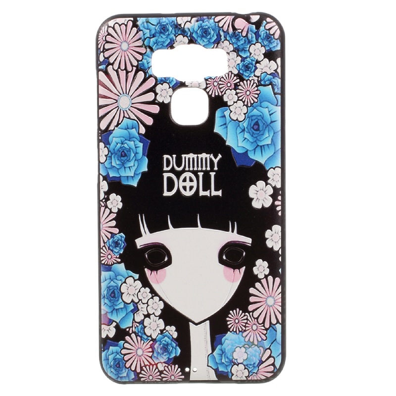 เคส Asus Zenfone 3 Max ZC553KL #เคสฝาหลัง TPU นิ่มพิมพ์ลายนูน Embossed Soft TPU Gel Mobile Phone Casing