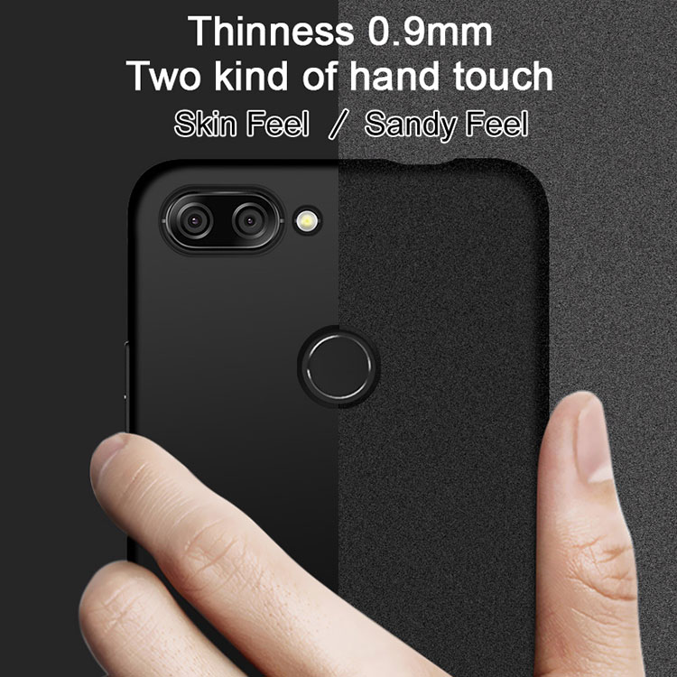 Case Asus ZenFone Max Plus (M1) ZB570TL #เคสฝาหลัง IMAK Cowboy พร้อมขาตั้งแหวน + ฟิล์มกันรอยหน้าจอ