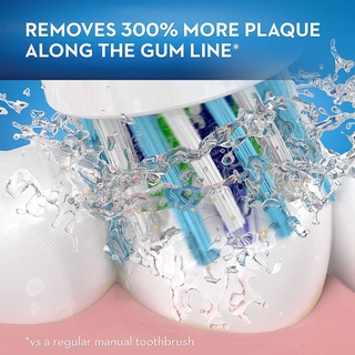 Oral-B® Pro 1000 Electric Rechargeable Toothbrush Pro1000 แปรงสีฟันไฟฟ้า แบบชาร์จไฟได้ แถมอะแดปเตอร์50W ออรัลบี