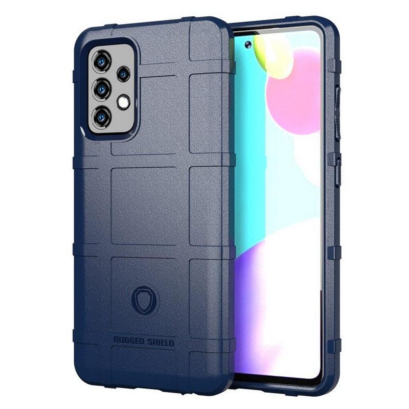 เคส Samsung Galaxy A32 4G #เคสฝาหลัง Rugged Shield Series Soft Silicone Shock Absorption Matte กันกระแทก