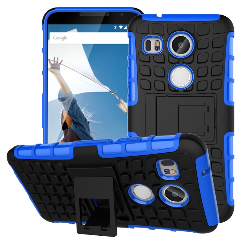 Case LG Nexus 5X เคส TPU PC Hybrid Case พร้อม Kickstand กันลื่นได้ดี สีสันสวยงาม